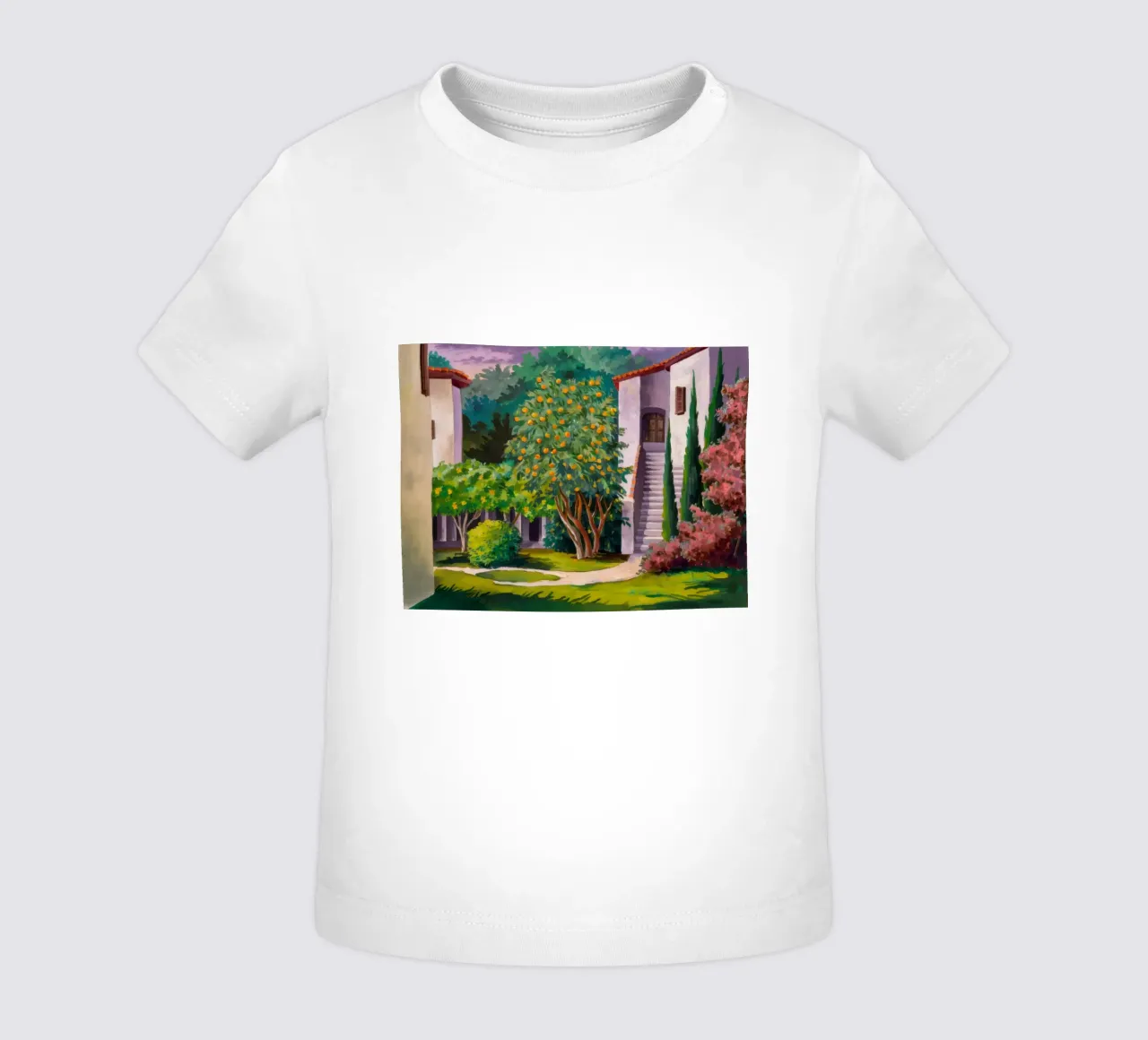 Scala della Villa Verdant maglietta neonato da Angkasa Mist