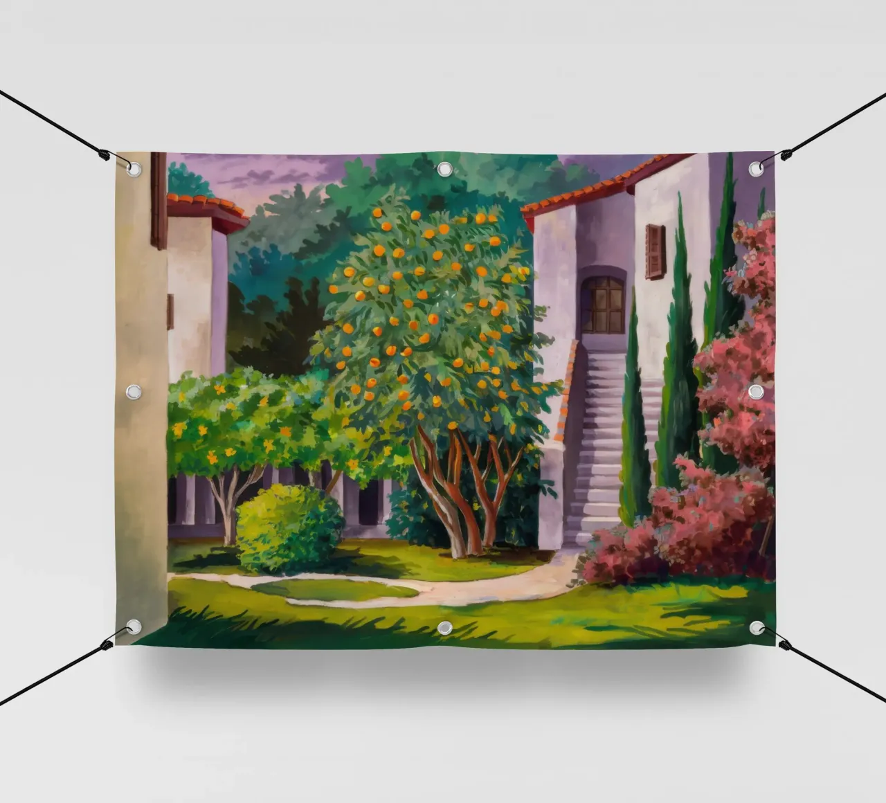 Scala della Villa Verdant telo in pvc da Angkasa Mist