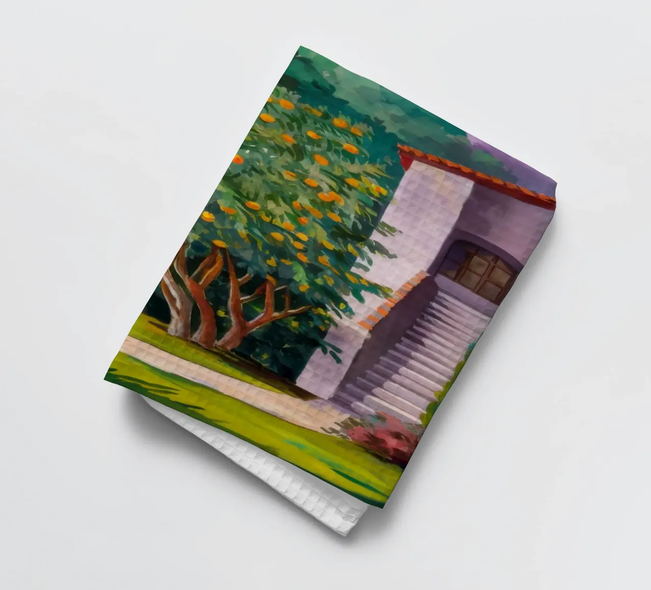 Scala della Villa Verdant canovaccio da cucina da Angkasa Mist