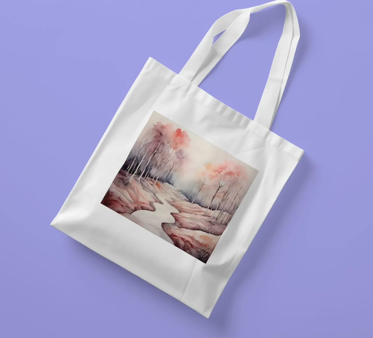 Ruscello sereno borsa in juta da Artistic-shop