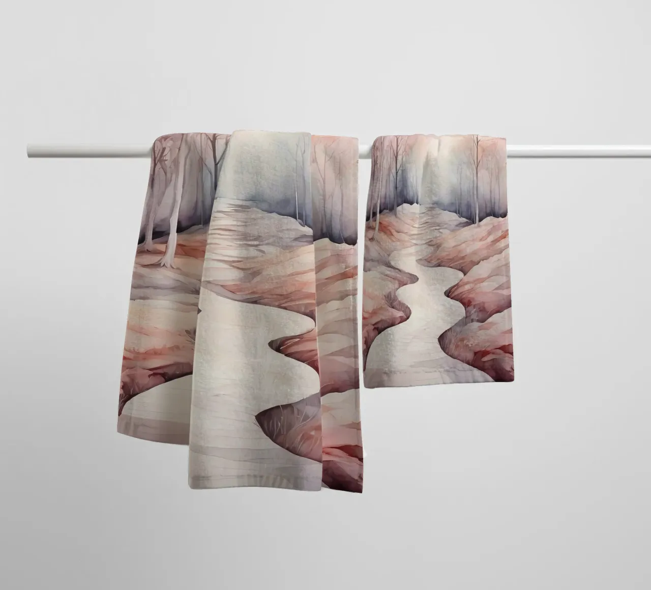 Serene Stream Handtuch von Artistic-shop