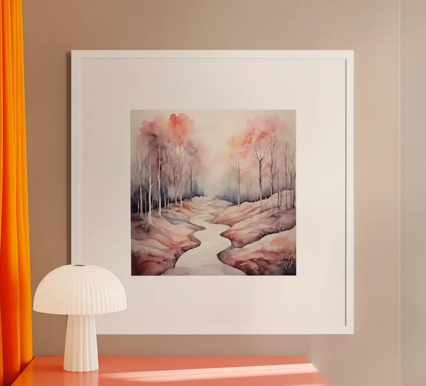 Serene Stream poster by Artistic-shop