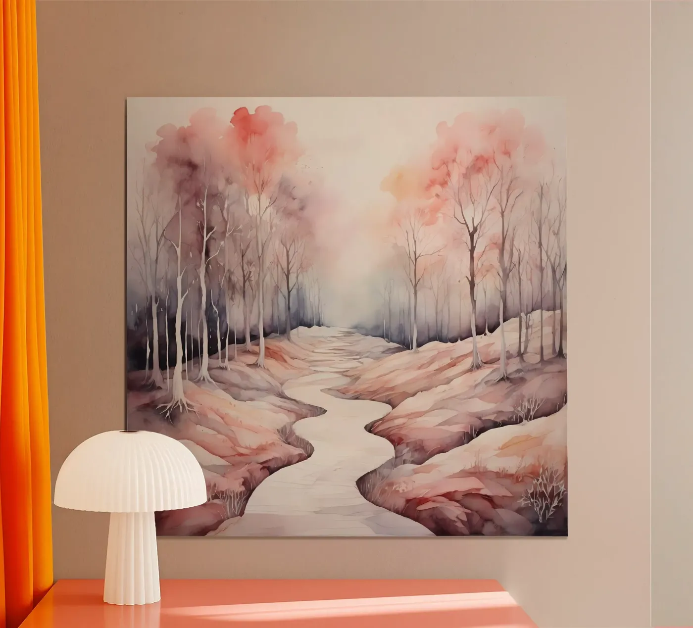 Serene Stream poster by Artistic-shop
