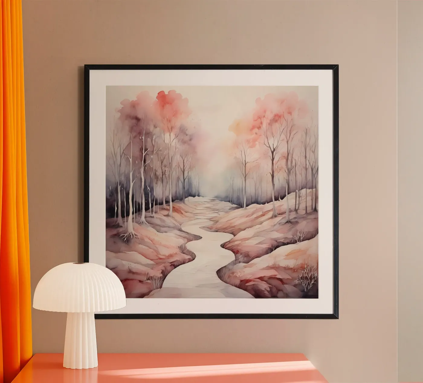 Serene Stream poster by Artistic-shop