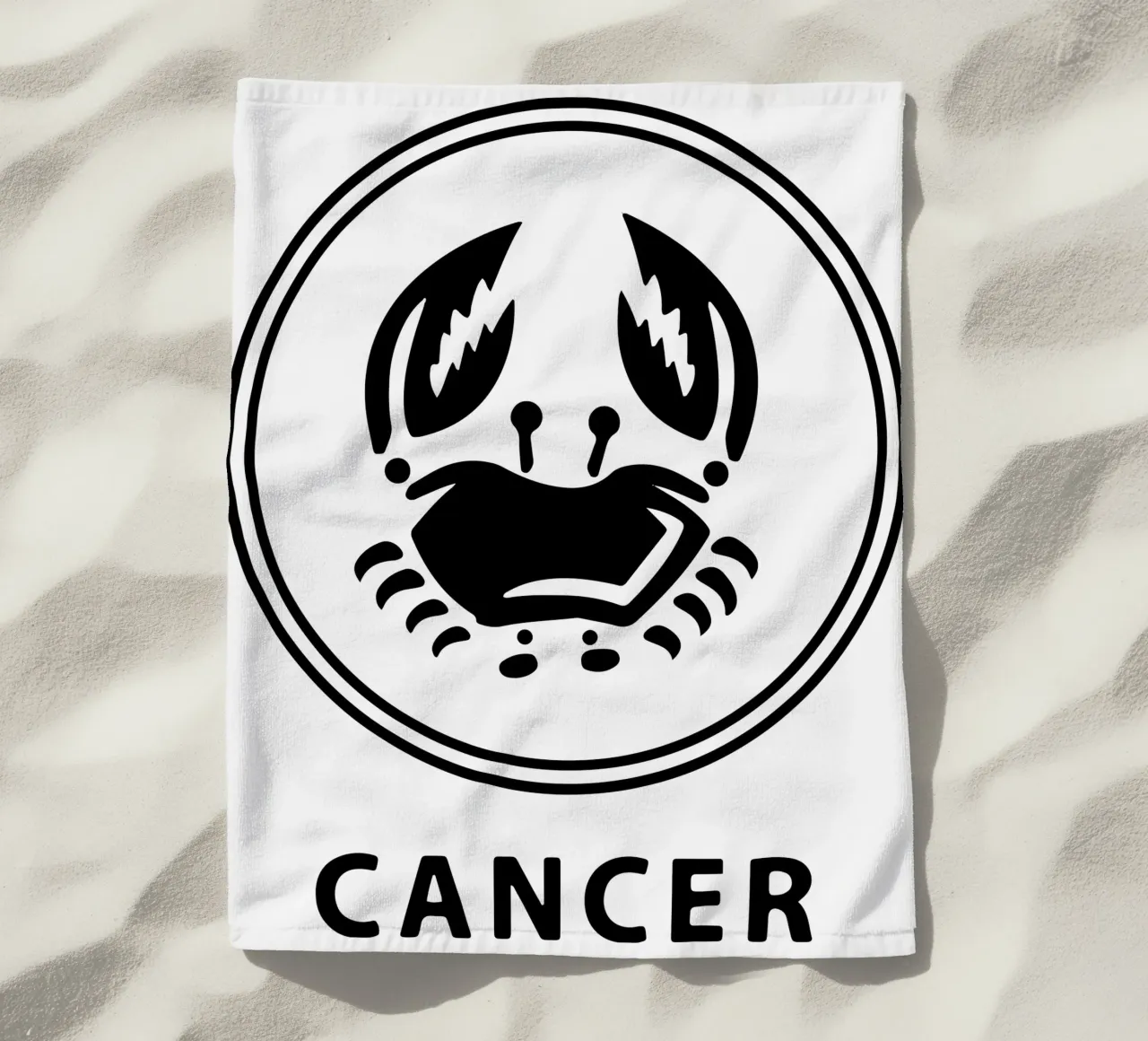 CANCRO telo mare da Raffasya Shop