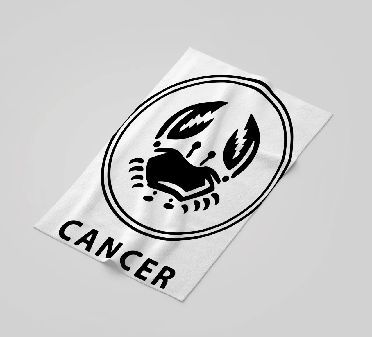 CANCRO telo mare da Raffasya Shop