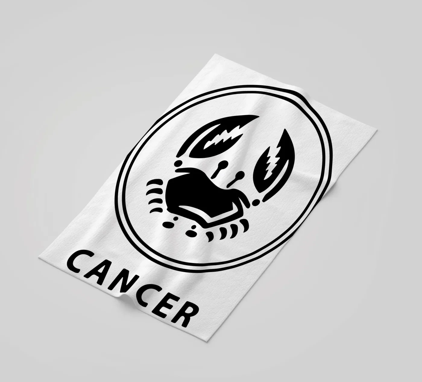 CANCRO telo mare da Raffasya Shop