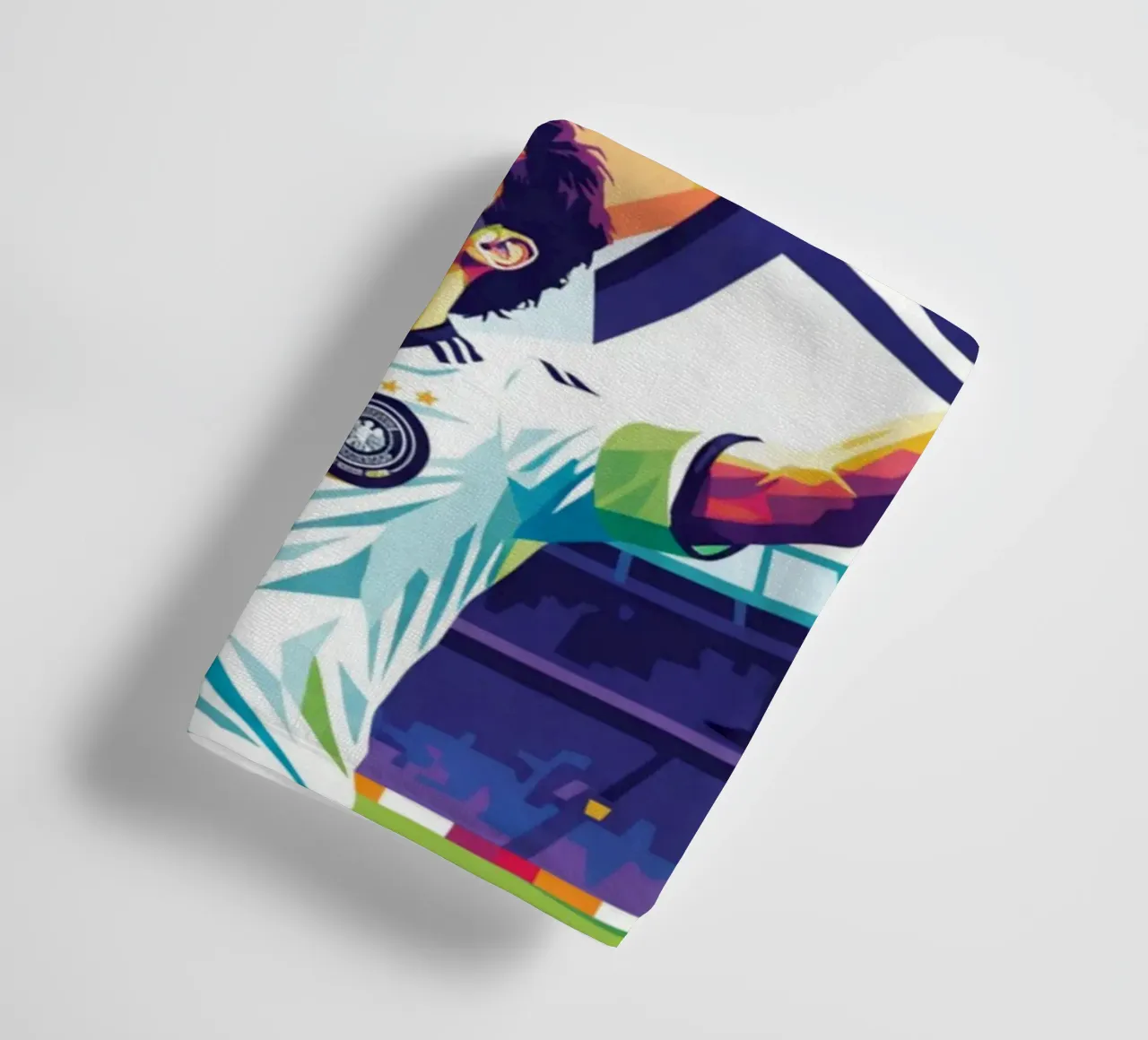 Michael Ballack pop art colorata asciugamano da bagno da Hantamrata