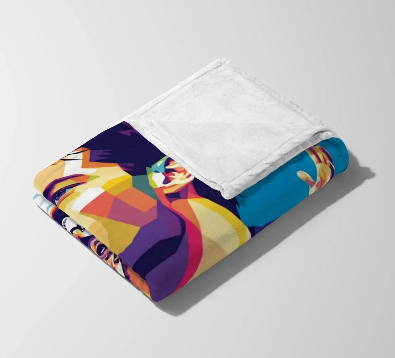 Michael Ballack pop art colorata coperta in pile da Hantamrata