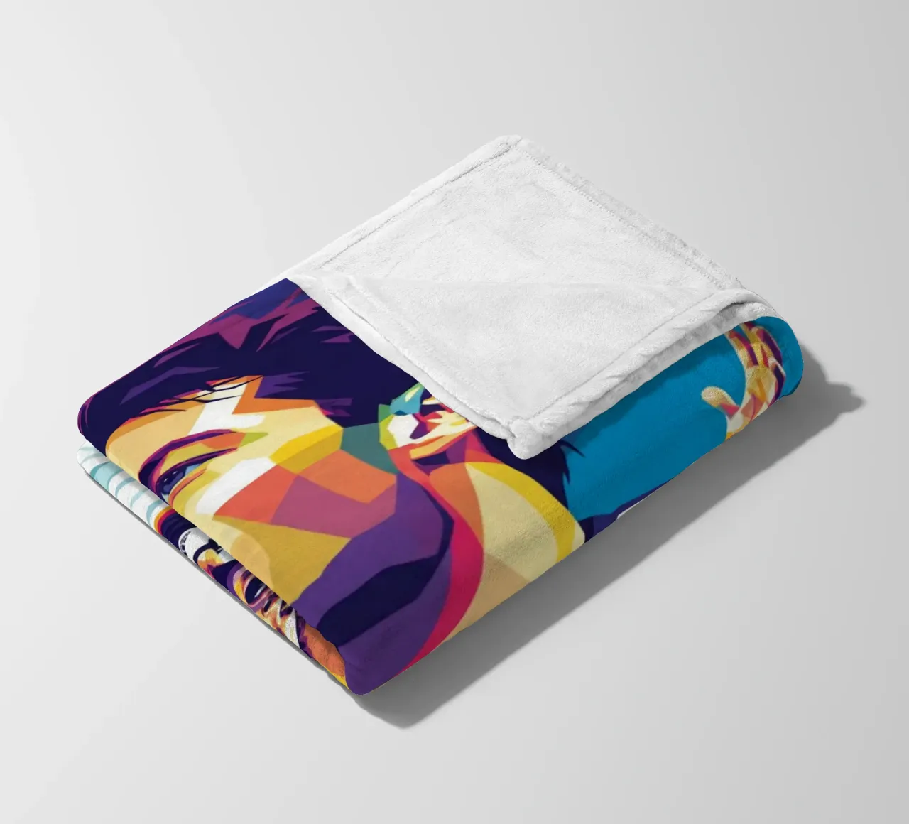 Michael Ballack pop art colorata coperta in pile da Hantamrata