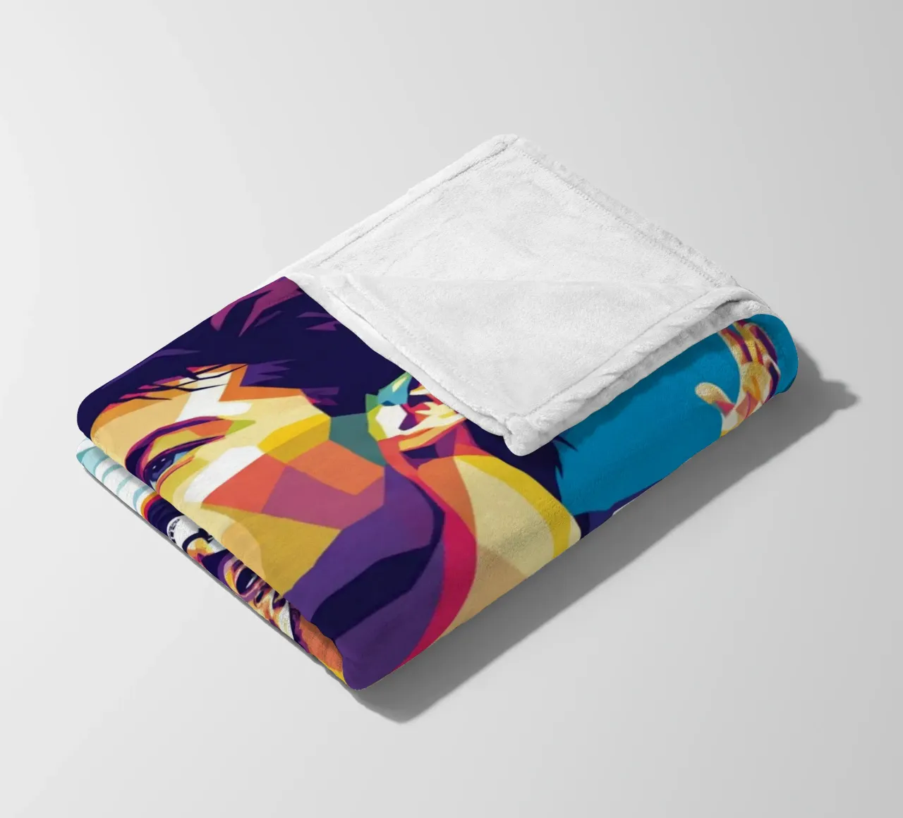 Michael Ballack pop art colorata coperta in pile da Hantamrata