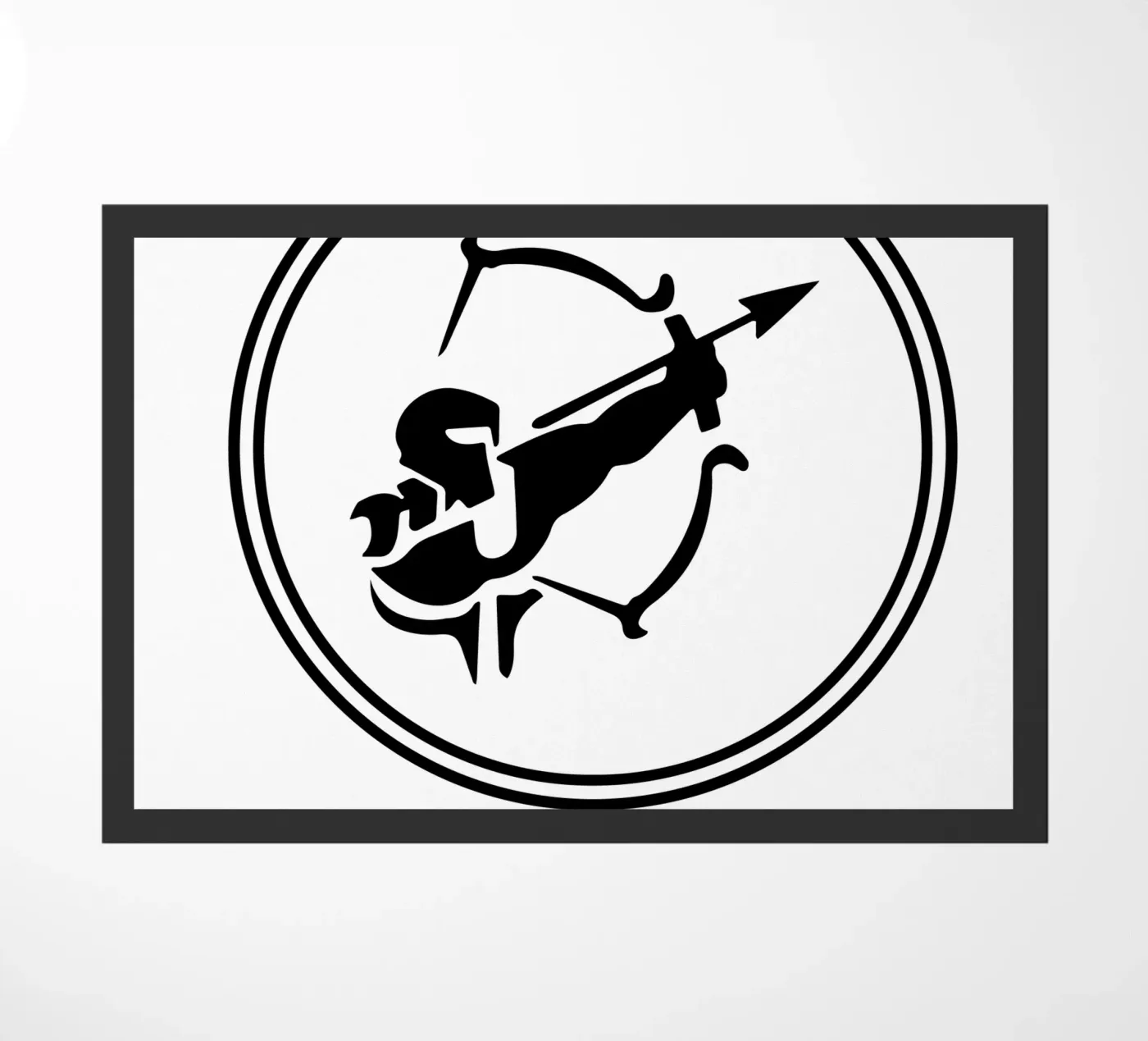 SAGITTARIUS deurmat van Raffasya Shop