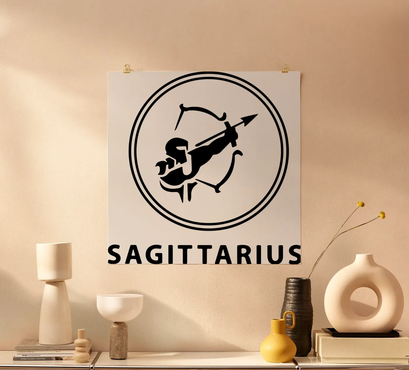 SAGITTARIUS Poster von Raffasya Shop