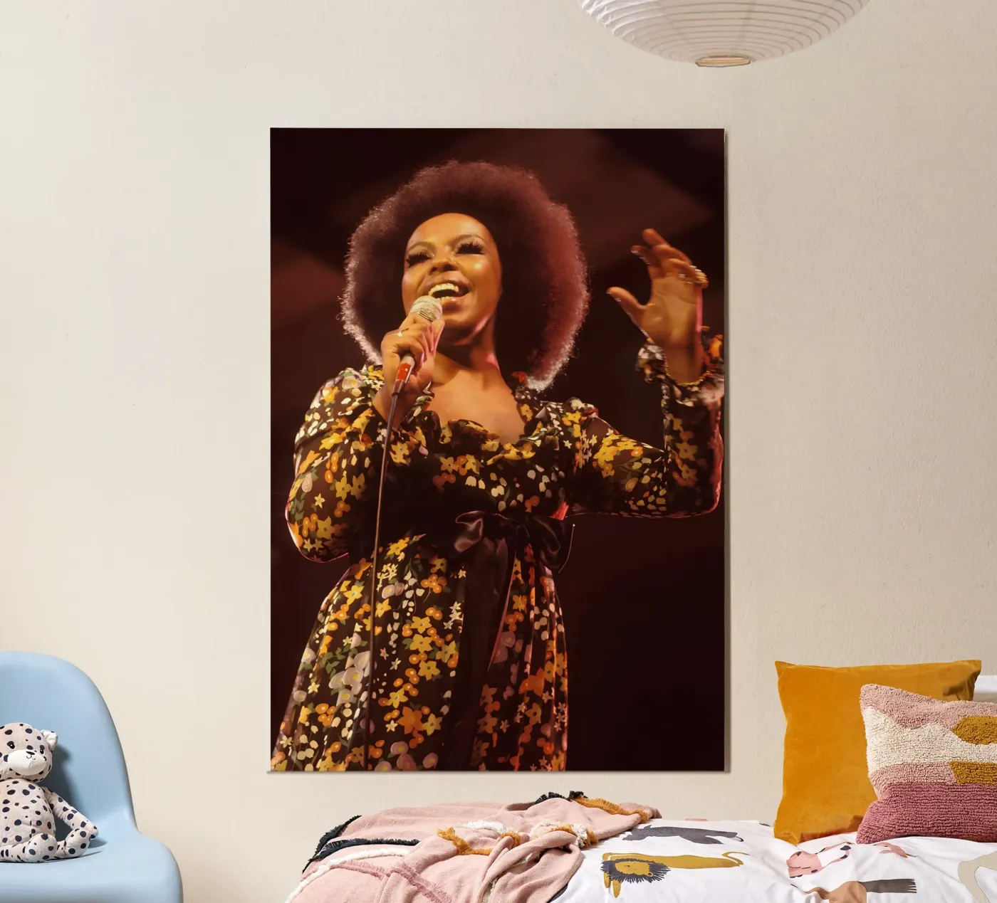 Roberta Flack poster da Digital Street art