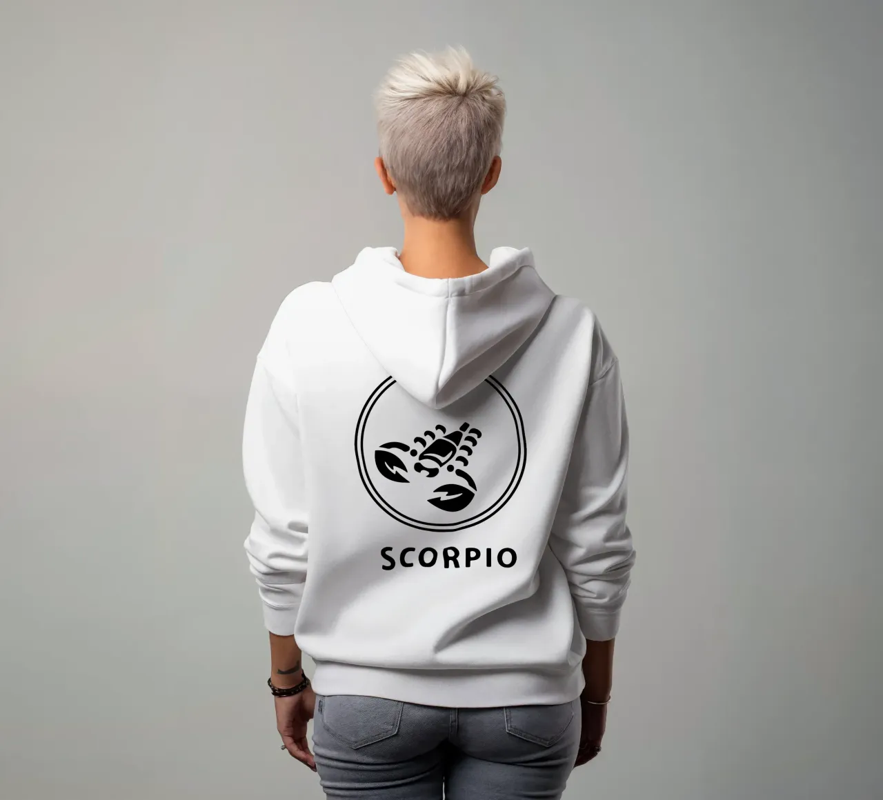 SCORPIO felpa con cappuccio da Raffasya Shop