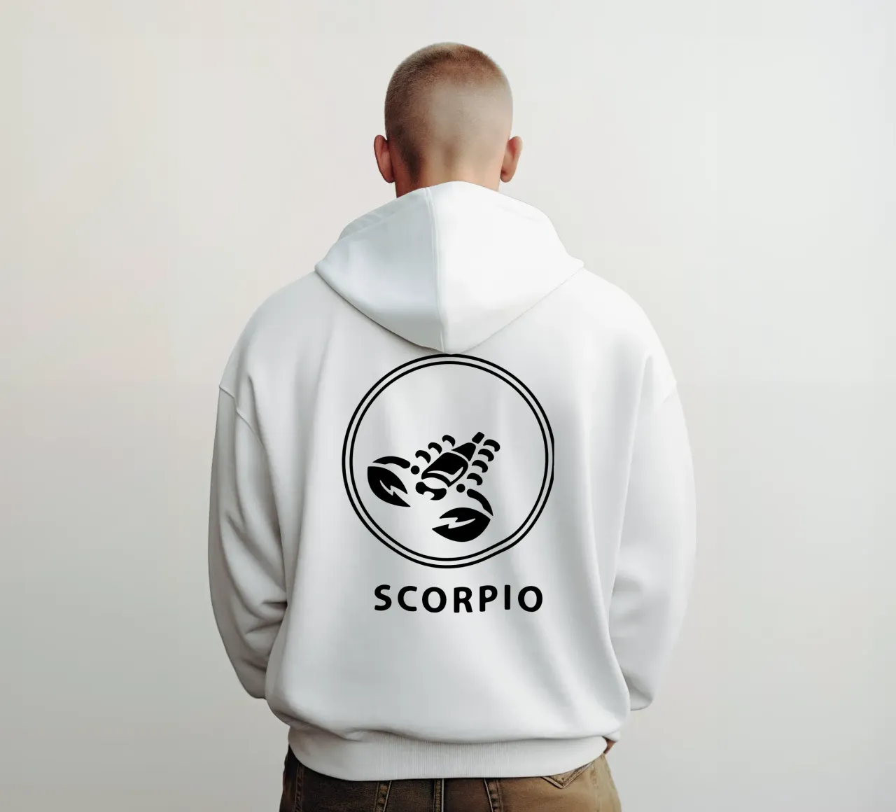 SCORPIO felpa con cappuccio da Raffasya Shop
