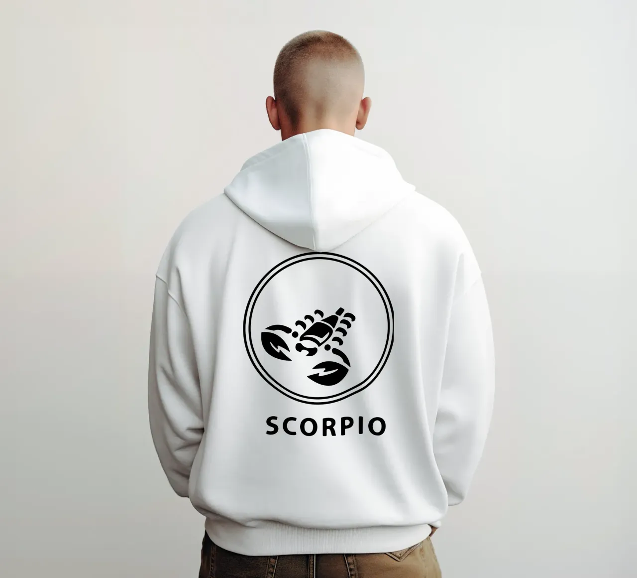 SCORPIO felpa con cappuccio da Raffasya Shop