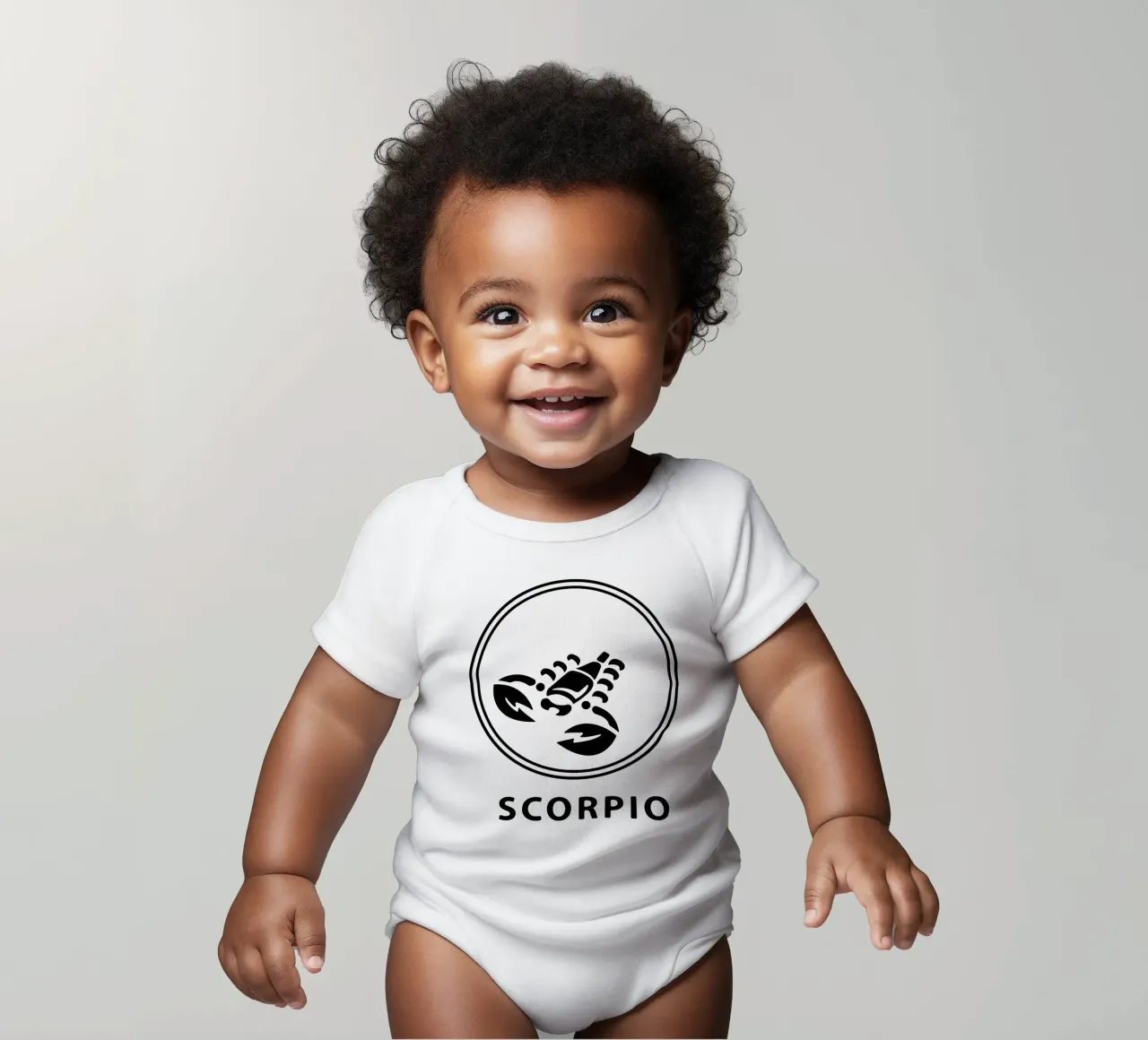 SCORPIO body neonato maniche corte da Raffasya Shop