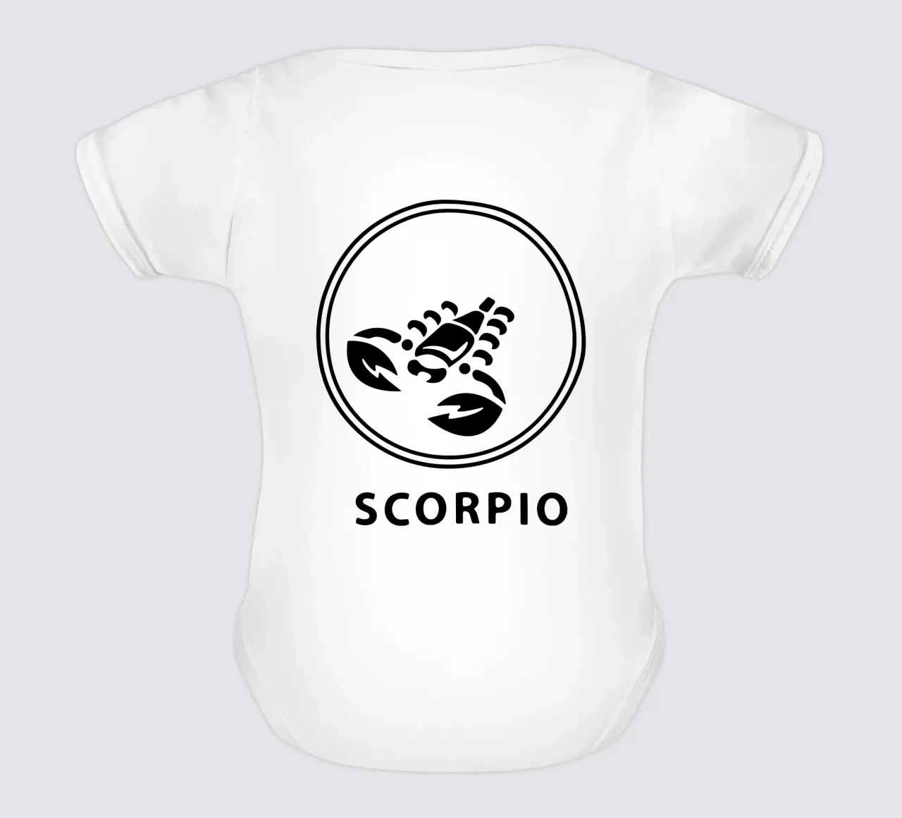 SCORPIO body neonato maniche corte da Raffasya Shop