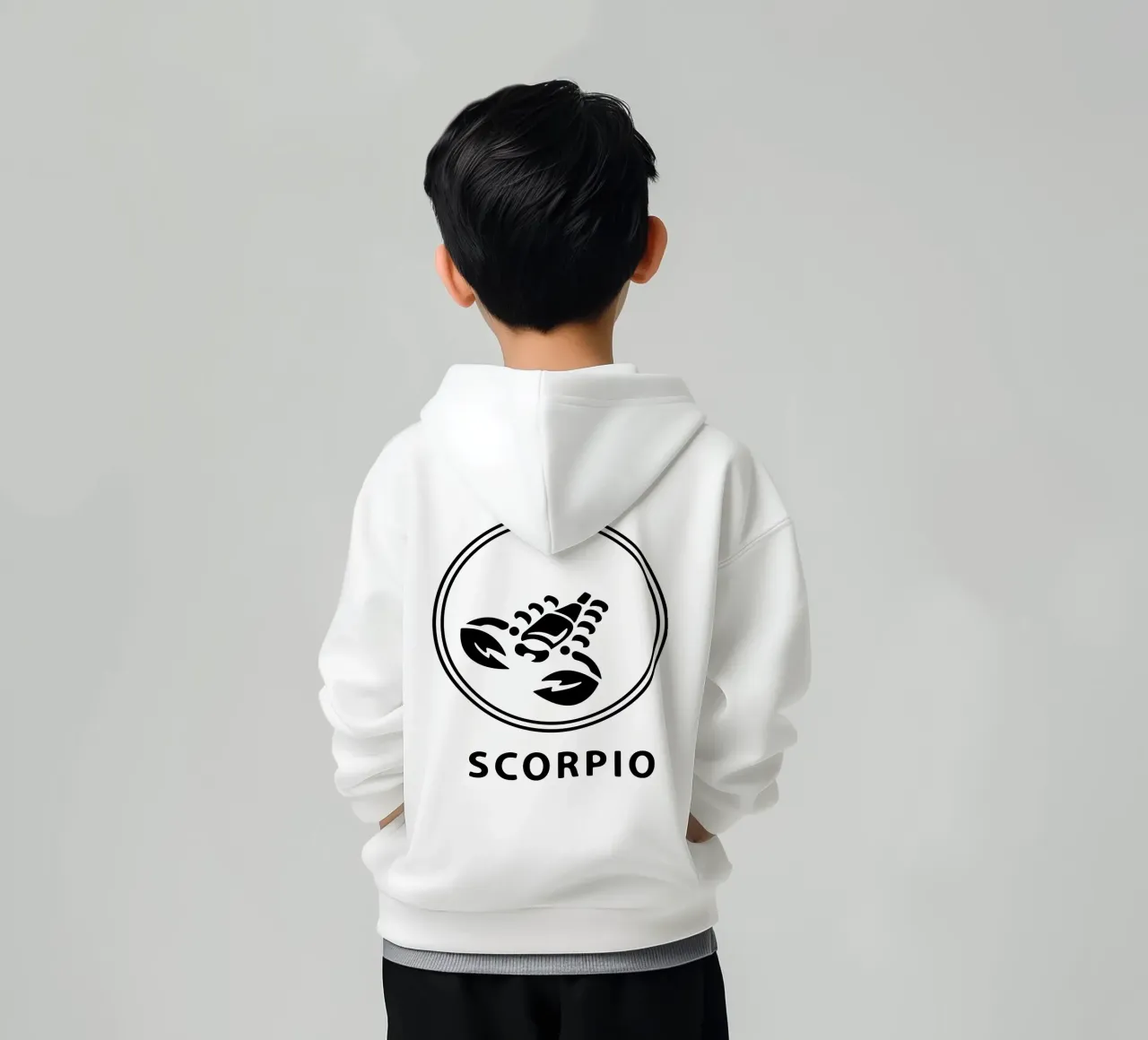 SCORPIO felpa bambino con cappuccio da Raffasya Shop