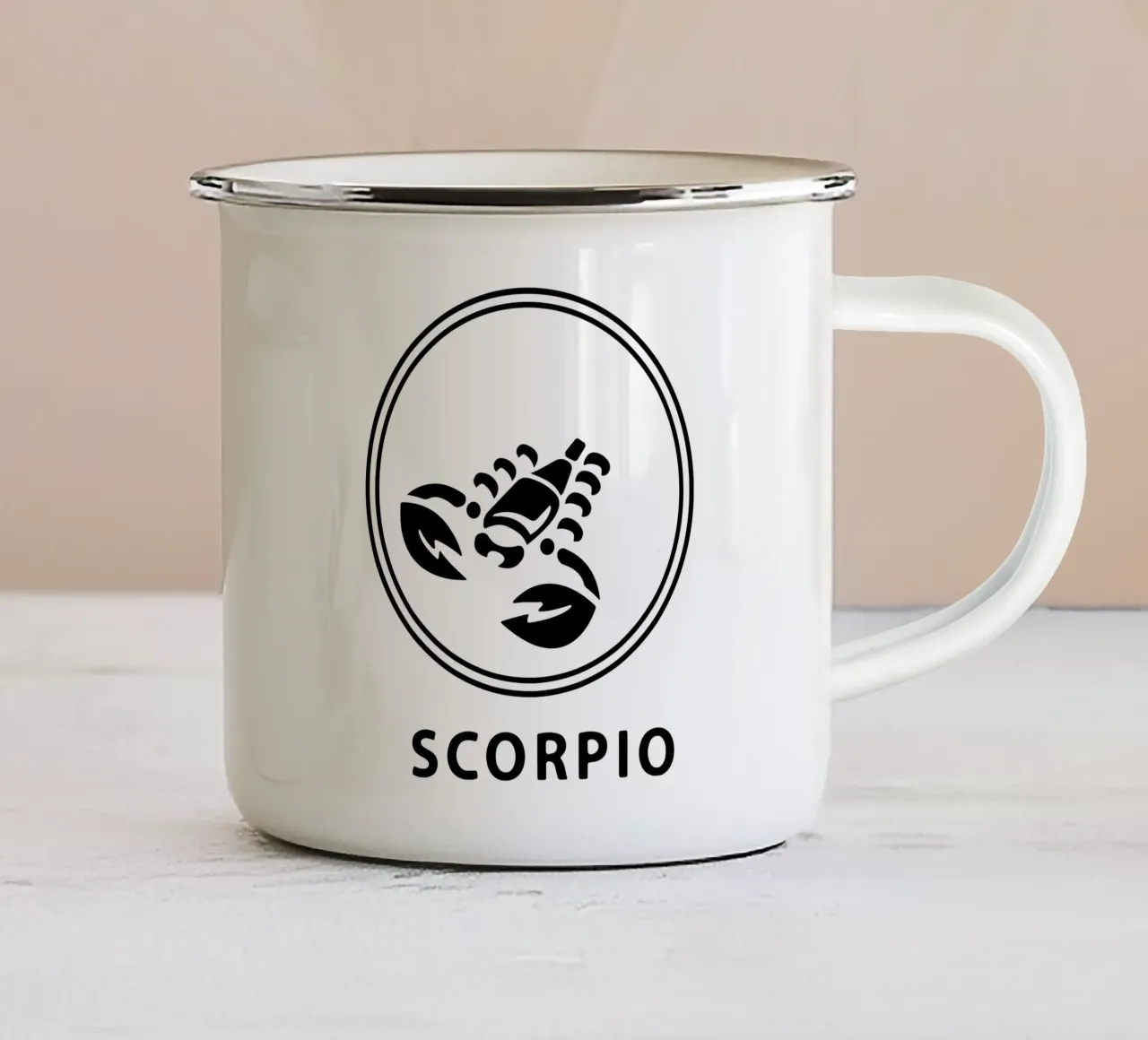 SCORPIO tazza in smalto da Raffasya Shop