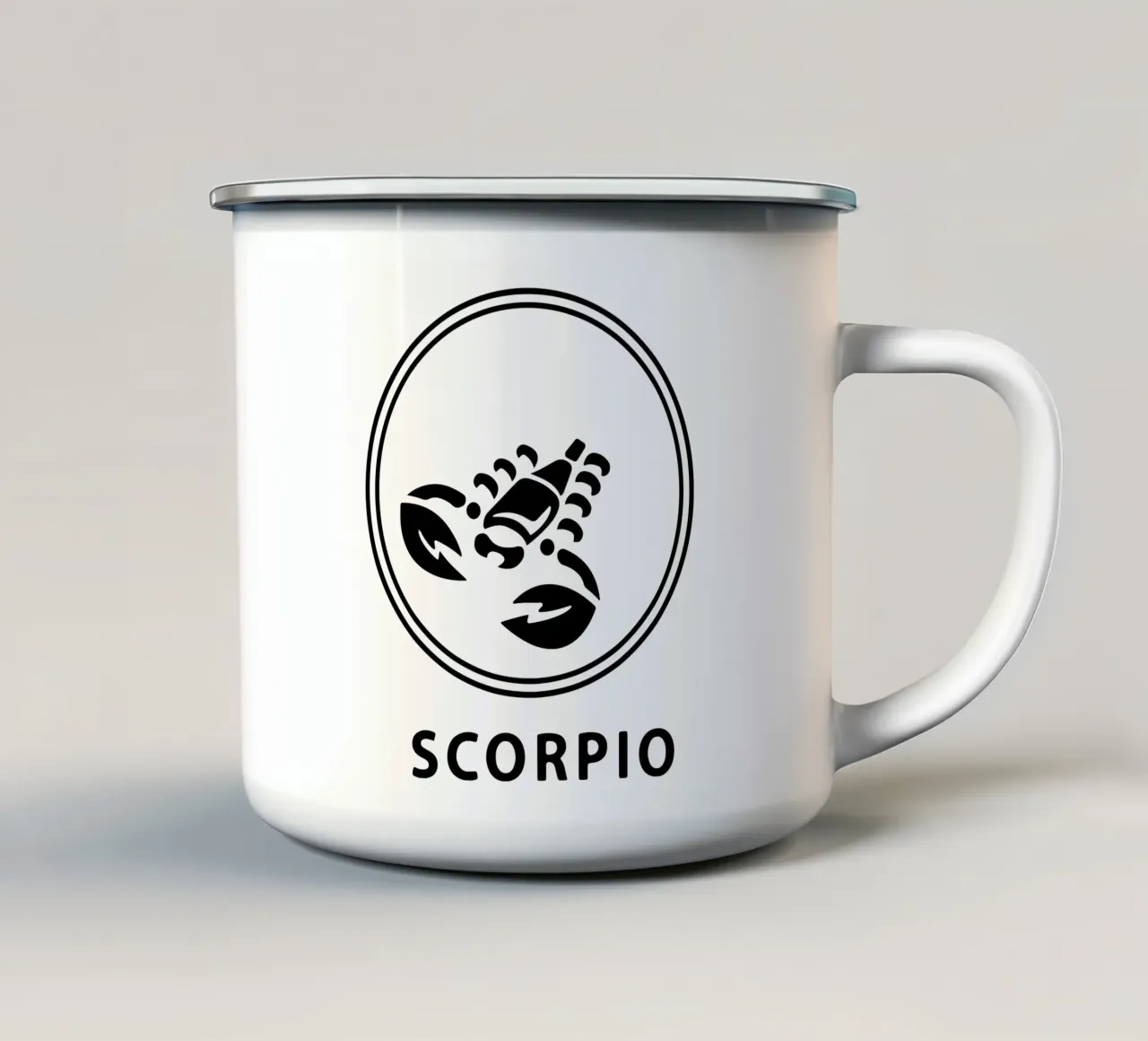 SCORPIO tazza in smalto da Raffasya Shop