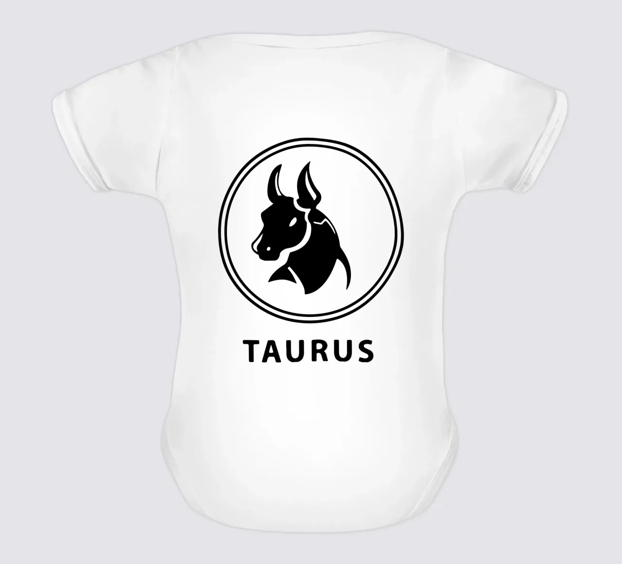 TAURO body neonato maniche corte da Raffasya Shop