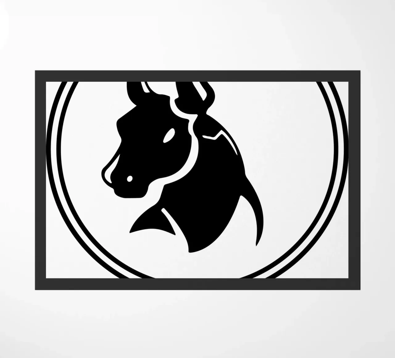 TAURUS doormat by Raffasya Shop