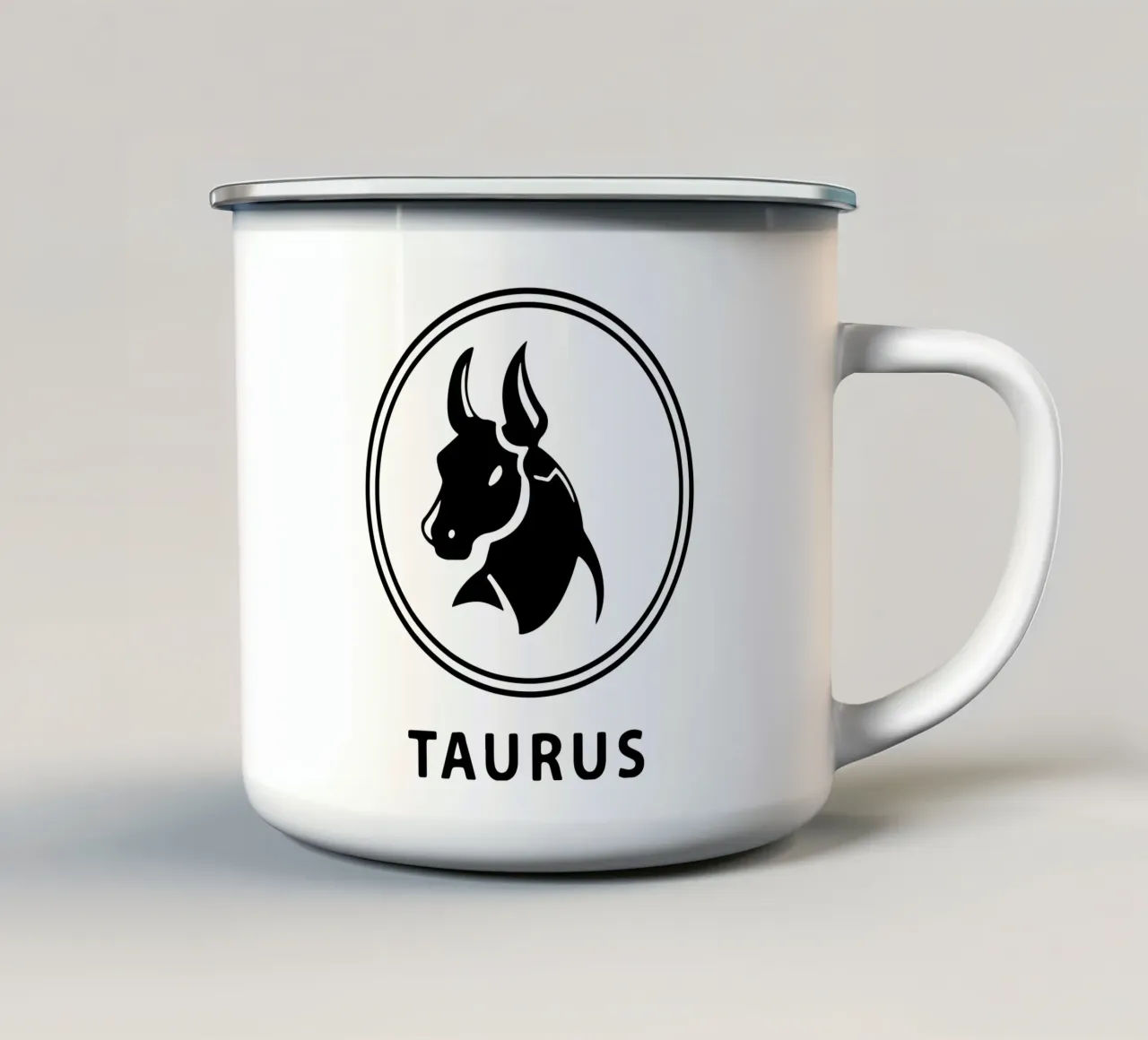 TAURO tazza in smalto da Raffasya Shop