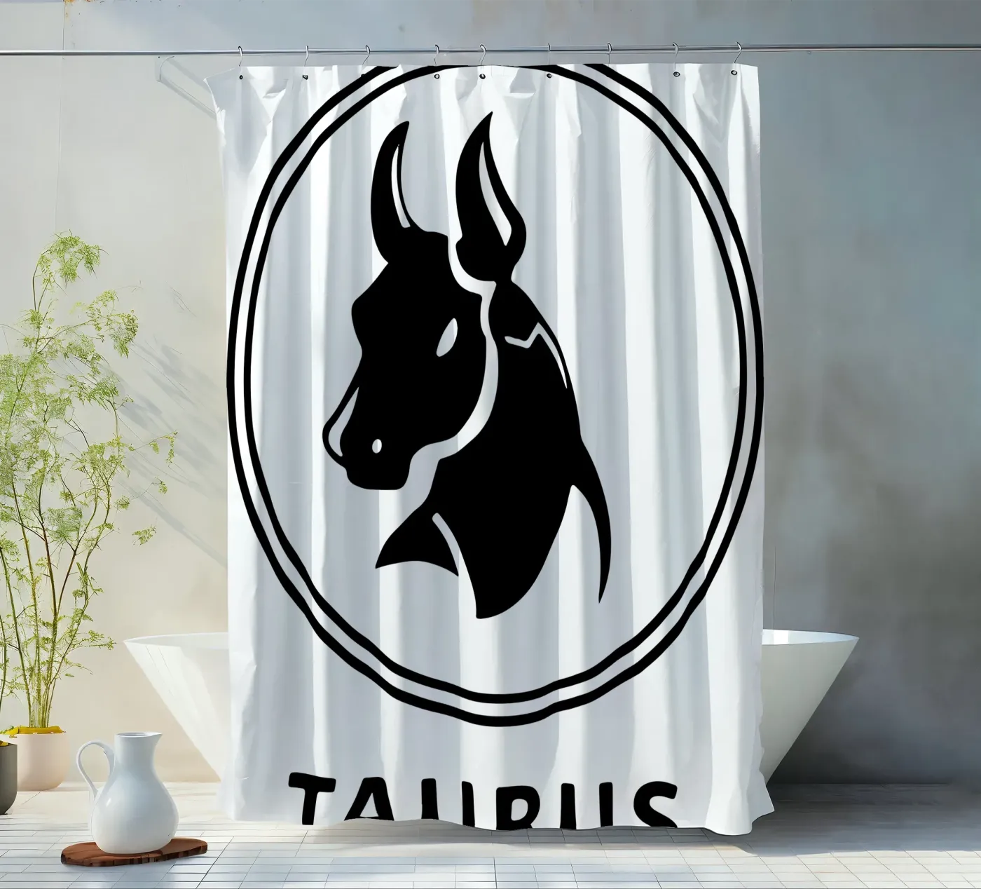 TAURUS Duschvorhang von Raffasya Shop