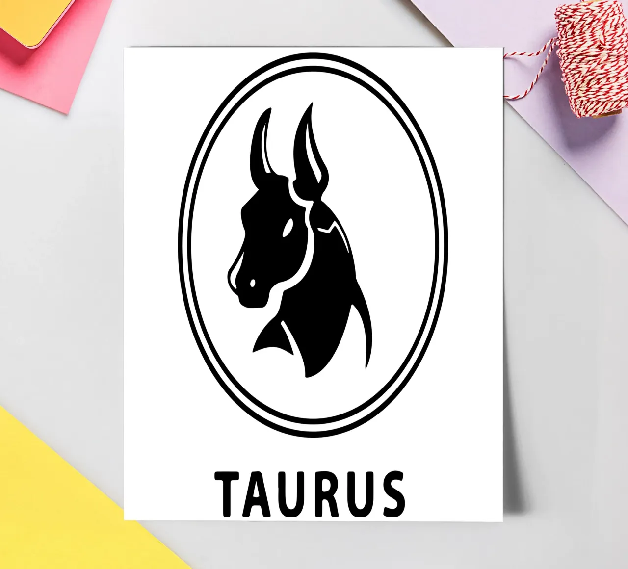 TAURUS sticker sheet by Raffasya Shop