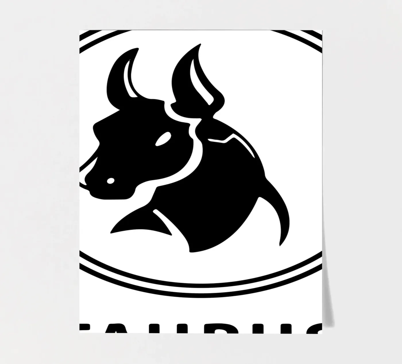 STIER stickervel van Raffasya Shop
