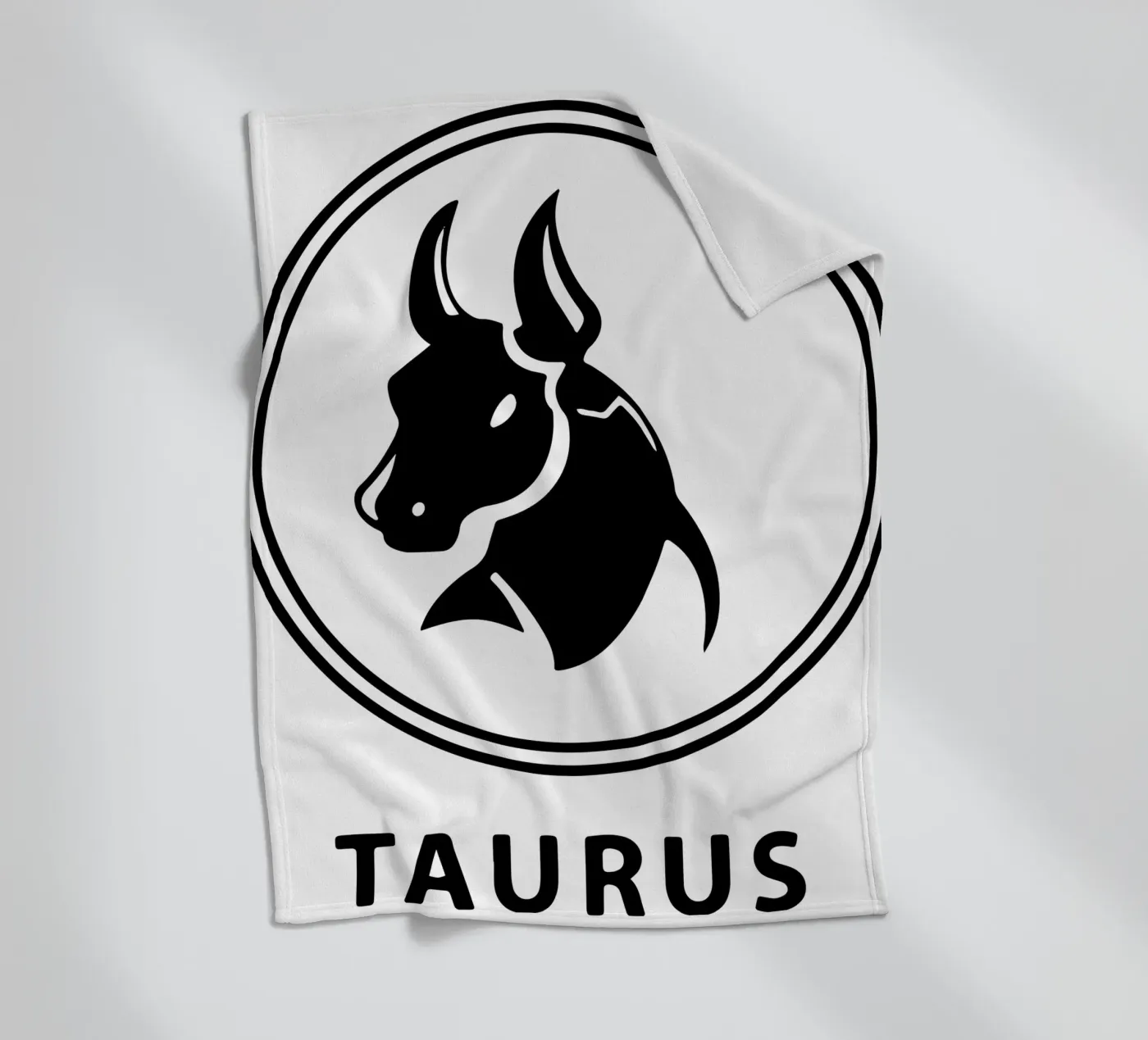 TAURUS fleece blanket by Raffasya Shop
