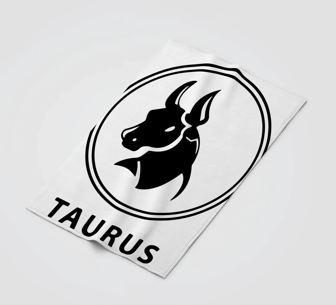 TAURUS fleece blanket by Raffasya Shop