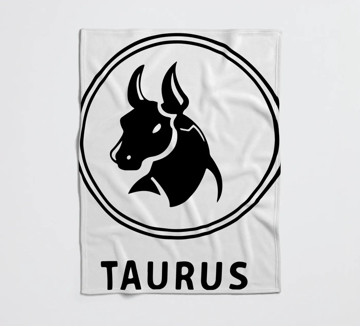 TAURUS fleece blanket by Raffasya Shop