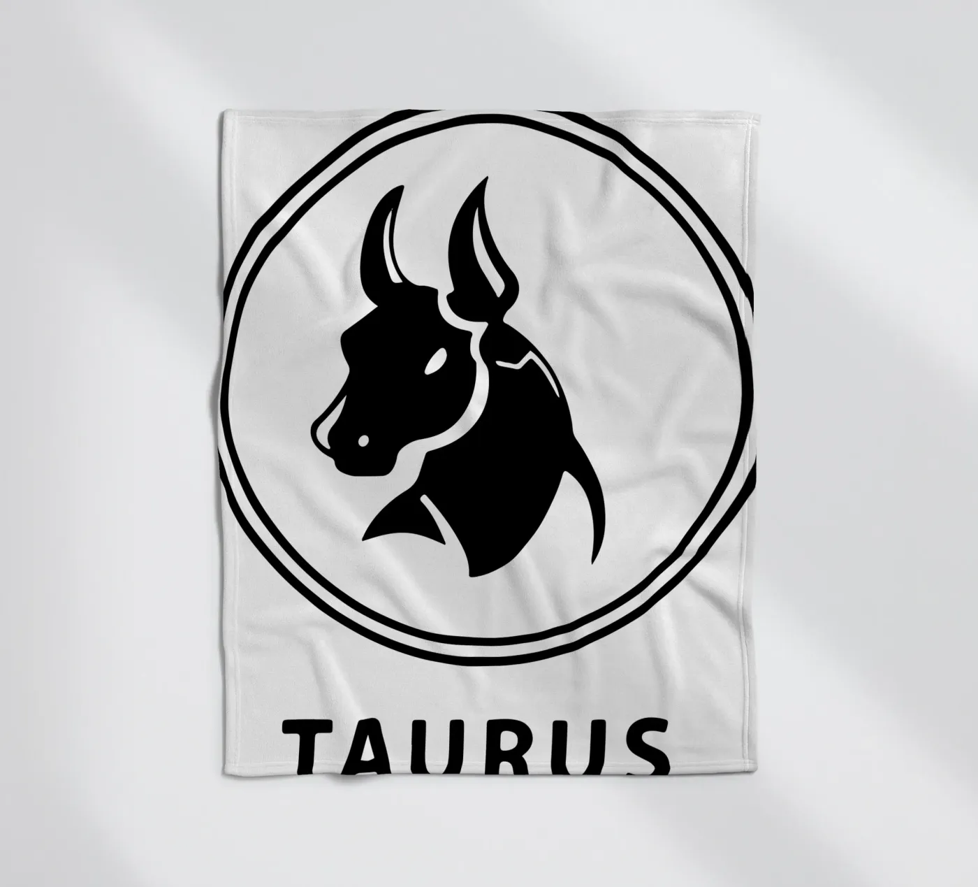 TAURUS fleece blanket by Raffasya Shop