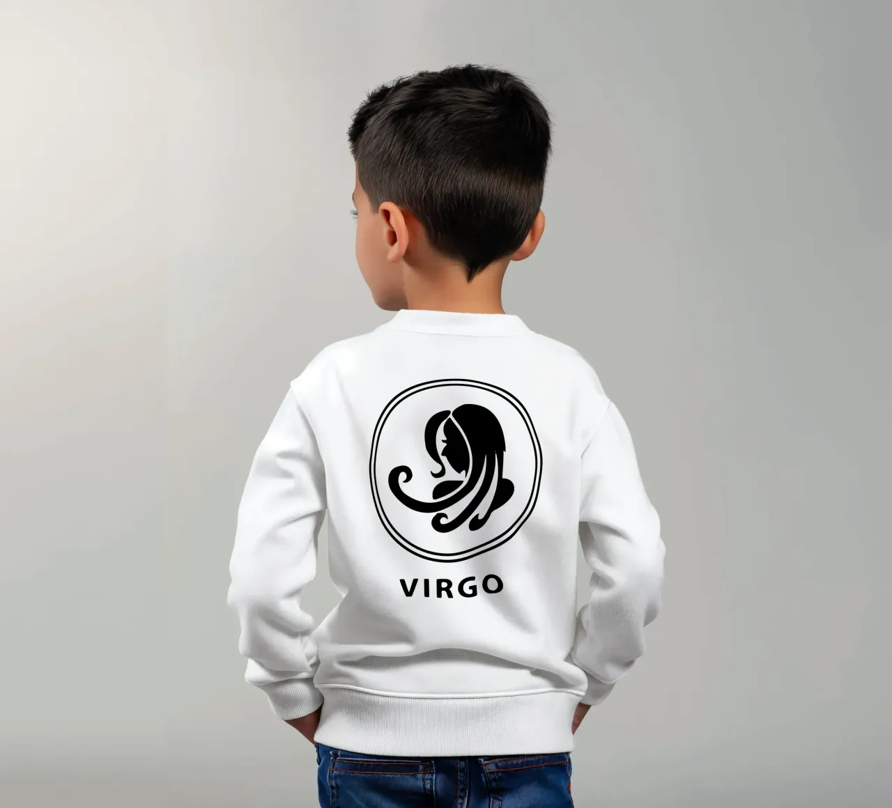 VERGINE felpa bambino da Raffasya Shop