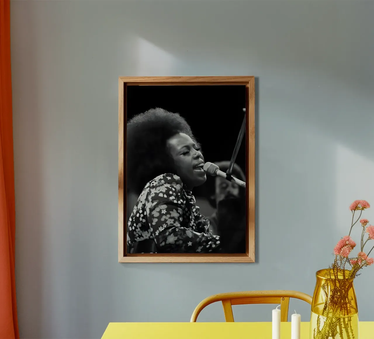 Roberta Flack alluminio dibond da Type & Tape
