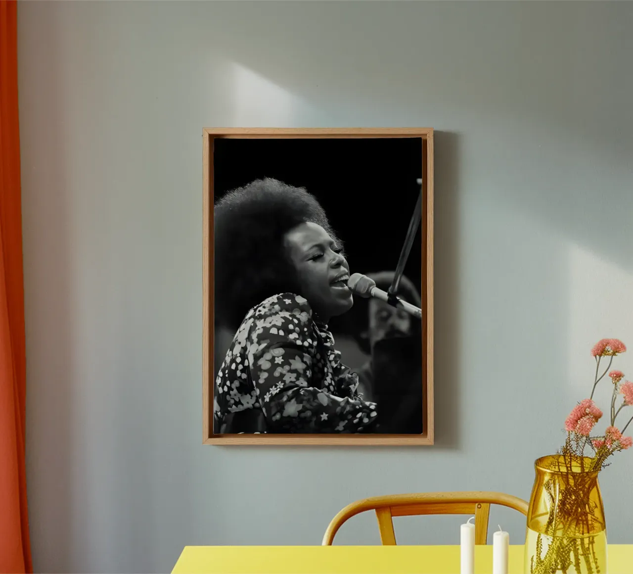 Roberta Flack tela da Type & Tape