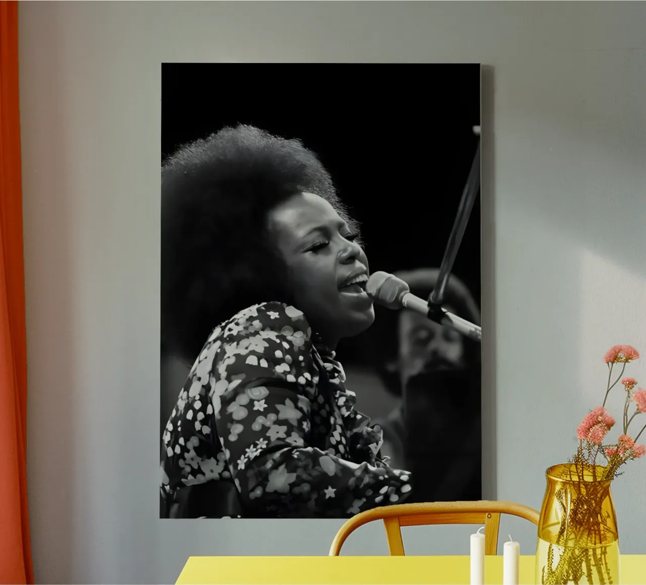 Roberta Flack tela da Type & Tape