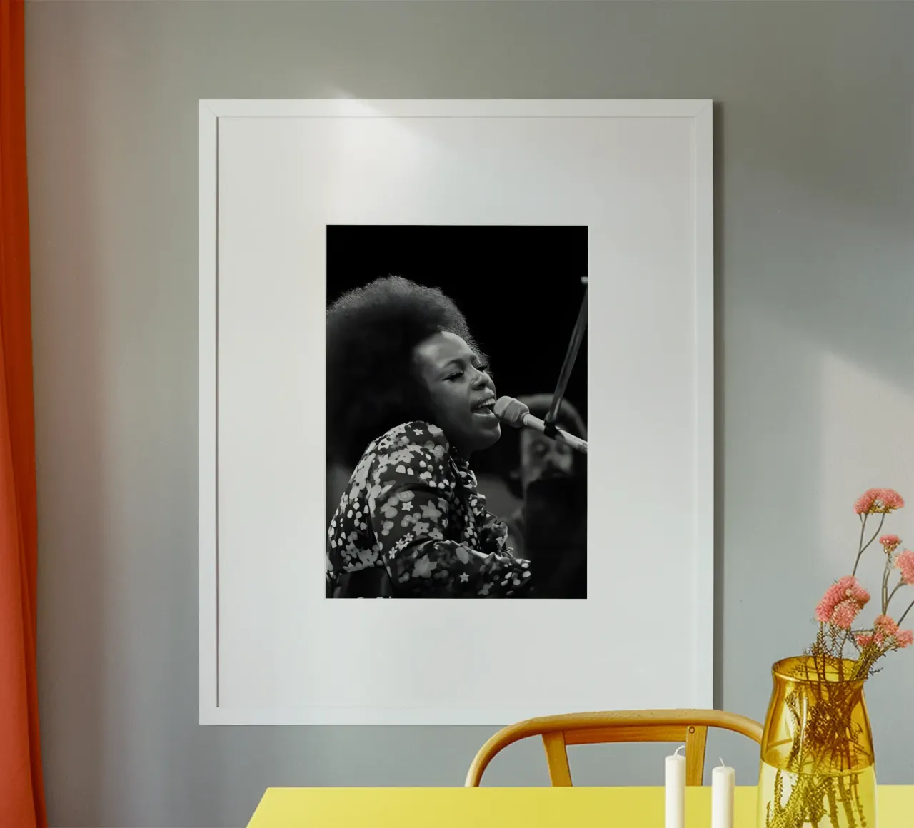 Roberta Flack poster da Type & Tape