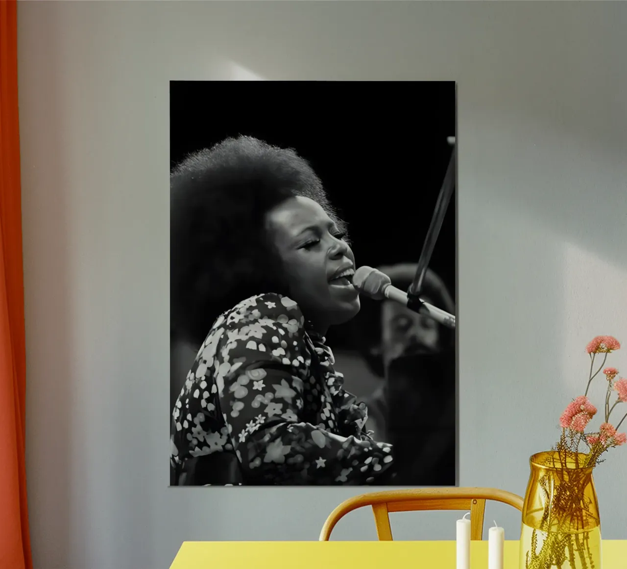 Roberta Flack poster da Type & Tape