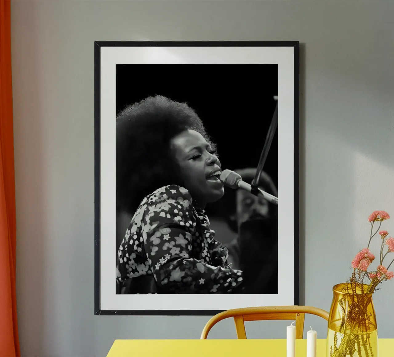Roberta Flack poster da Type & Tape