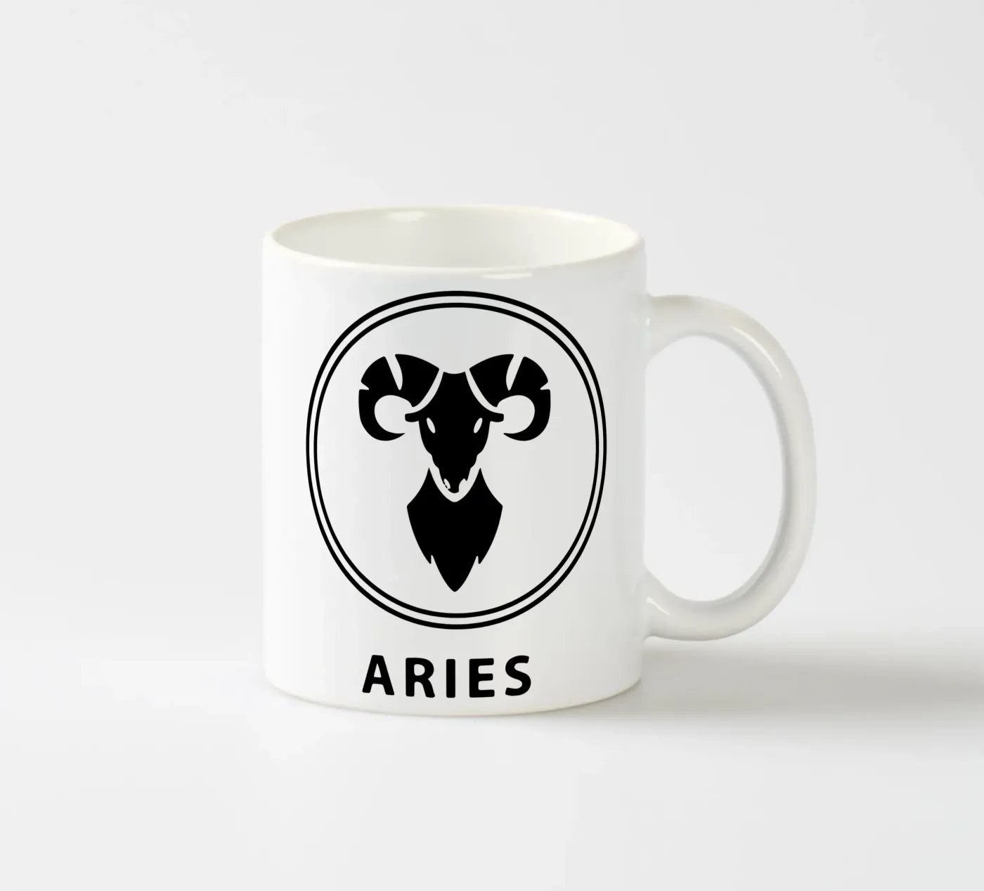 ARIES ceramic mug by Raffasya Shop