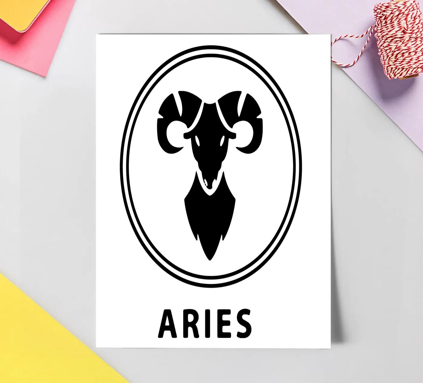 ARIES sticker sheet by Raffasya Shop