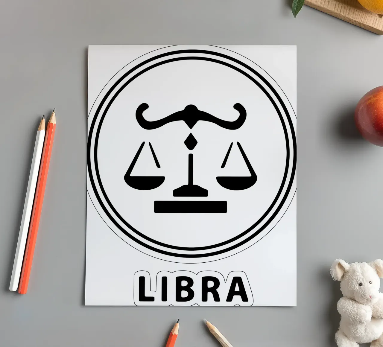 LIBRA sticker sheet by Raffasya Shop
