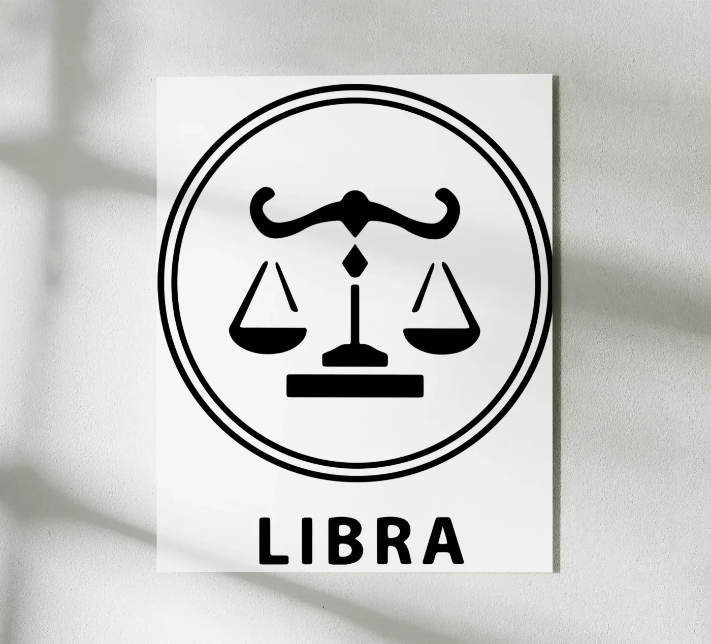 LIBRA Acryl-Glas von Raffasya Shop