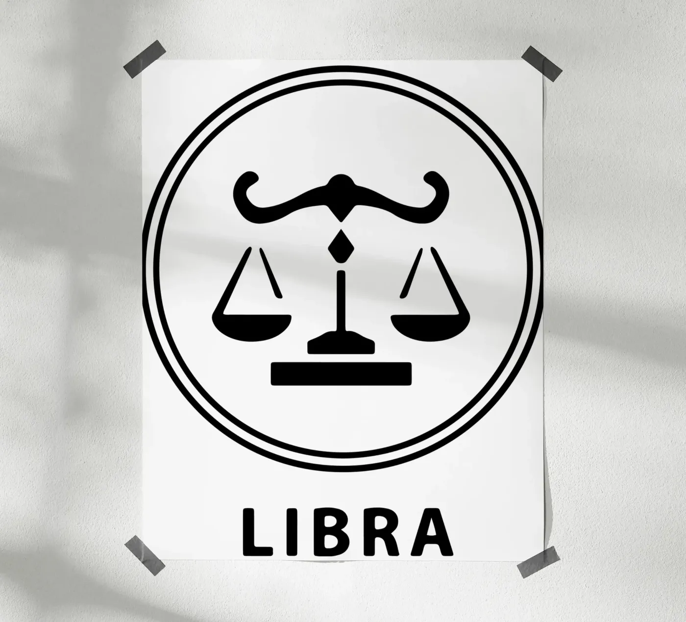 LIBRA Poster von Raffasya Shop