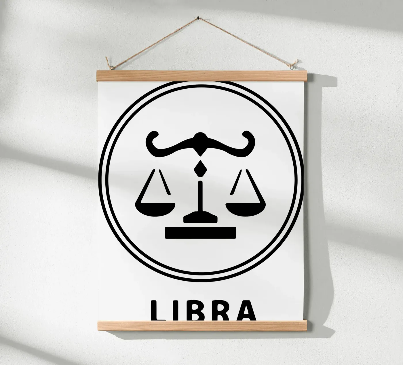 WEEGSCHAAL poster van Raffasya Shop