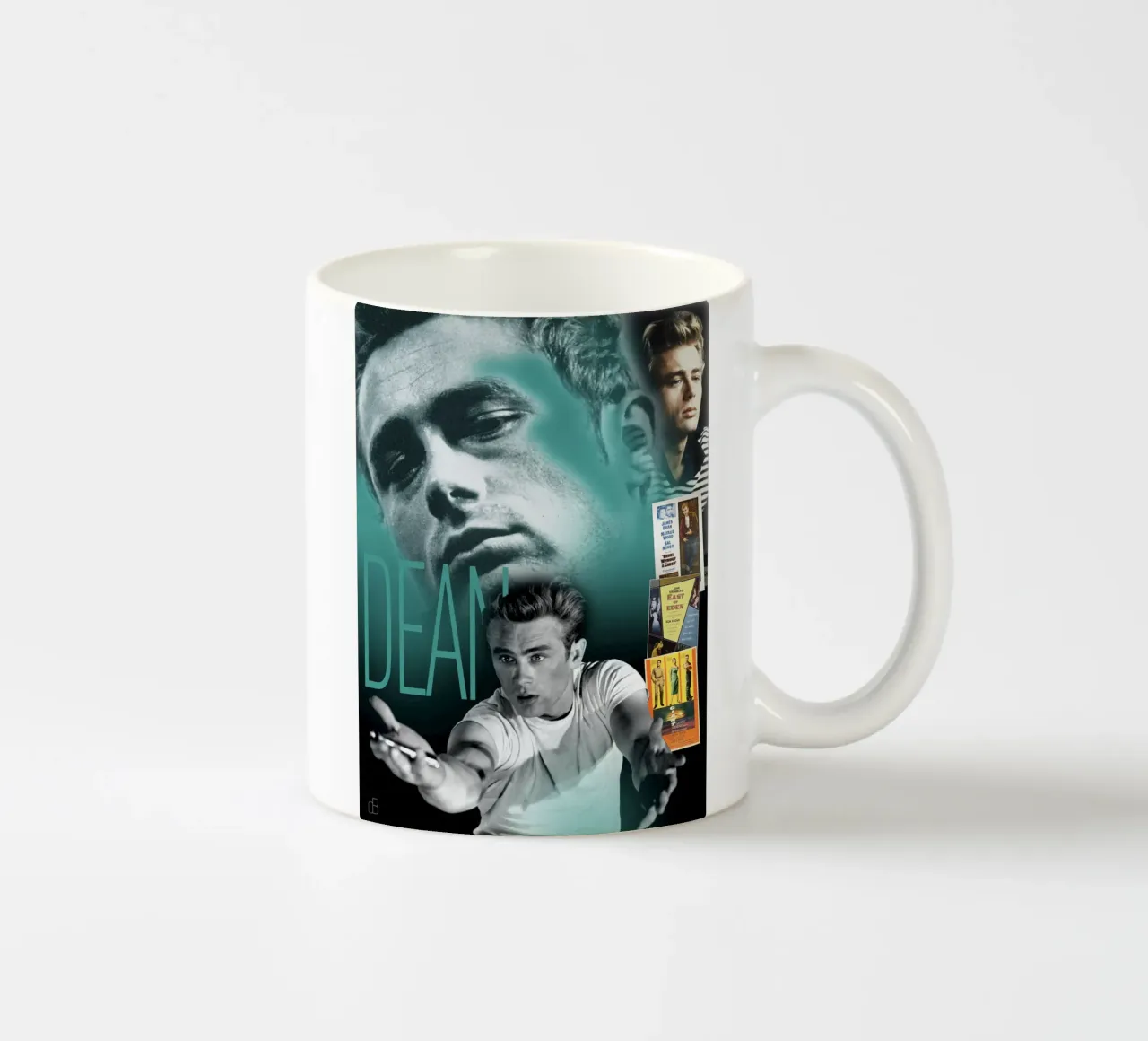 James Dean Portrait Collage tazza in ceramica da DesmondBates